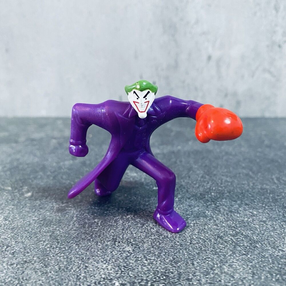 McDonald’s Happy Meal Toy The Joker In Purple Suit With Boxing Glove Action Fig